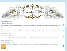 Tablet Screenshot of essentialblissbath.blogspot.com