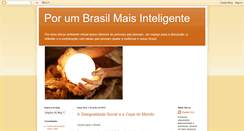 Desktop Screenshot of brasilmaisinteligente.blogspot.com