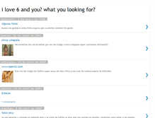 Tablet Screenshot of ilove6.blogspot.com