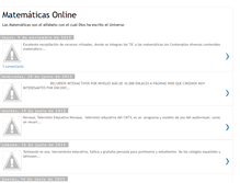 Tablet Screenshot of erick-matematicasonline.blogspot.com