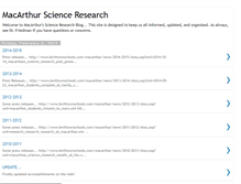 Tablet Screenshot of friedmanscience.blogspot.com