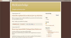 Desktop Screenshot of bizknowledge.blogspot.com