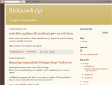 Tablet Screenshot of bizknowledge.blogspot.com