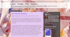 Desktop Screenshot of learncreateplayexplore.blogspot.com