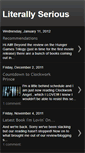 Mobile Screenshot of literallyserious.blogspot.com