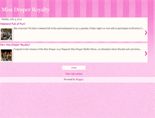 Tablet Screenshot of missdraperroyalty.blogspot.com