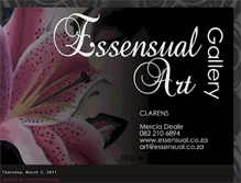 Tablet Screenshot of essensualartgallery.blogspot.com