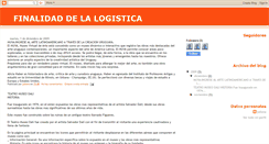 Desktop Screenshot of finalidaddelalogistica.blogspot.com