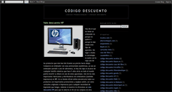 Desktop Screenshot of codigo-descuento.blogspot.com