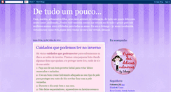 Desktop Screenshot of cantinhodetudo1pouco.blogspot.com