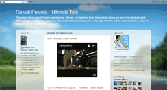 Desktop Screenshot of finnish-puukko.blogspot.com