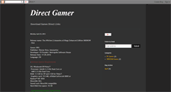 Desktop Screenshot of directgamer.blogspot.com