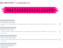 Tablet Screenshot of makthandboken.blogspot.com