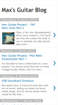 Mobile Screenshot of maxguitarist.blogspot.com