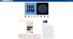 Desktop Screenshot of indigene-editions.blogspot.com