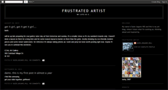 Desktop Screenshot of frustratedartist1.blogspot.com