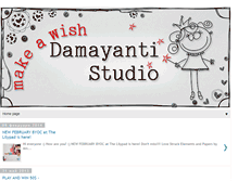 Tablet Screenshot of damayantistudio.blogspot.com