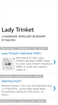 Mobile Screenshot of ladytrinket.blogspot.com