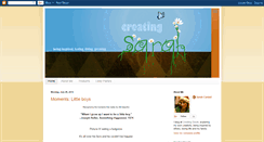 Desktop Screenshot of creating-sarah.blogspot.com