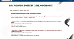 Desktop Screenshot of bibliografiaconejodemonte.blogspot.com