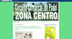 Desktop Screenshot of circuitodepadelzonacentro.blogspot.com