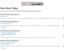 Tablet Screenshot of blueskiestoday.blogspot.com