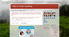 Desktop Screenshot of casamentofabiocarla.blogspot.com