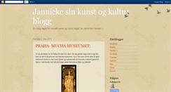 Desktop Screenshot of jannicke-kunstogkultur.blogspot.com