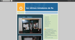 Desktop Screenshot of lesvitrinesminiaturesdeflo.blogspot.com