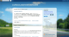 Desktop Screenshot of cursolaserdecapagem.blogspot.com