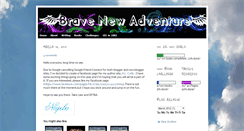 Desktop Screenshot of bravenewadventure.blogspot.com