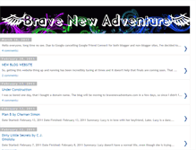 Tablet Screenshot of bravenewadventure.blogspot.com