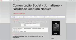 Desktop Screenshot of comunicacaofjn.blogspot.com