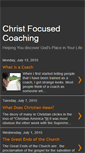 Mobile Screenshot of christfocusedcoaching.blogspot.com