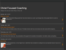 Tablet Screenshot of christfocusedcoaching.blogspot.com