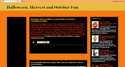 Desktop Screenshot of halloweenharvestoctober.blogspot.com