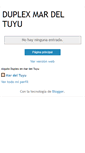 Mobile Screenshot of duplexmardeltuyu.blogspot.com