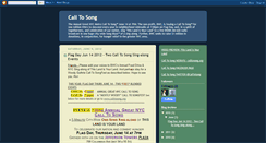 Desktop Screenshot of calltosong.blogspot.com