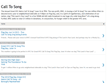 Tablet Screenshot of calltosong.blogspot.com