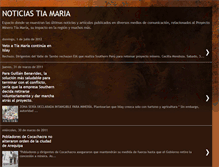 Tablet Screenshot of noticiastiamaria.blogspot.com