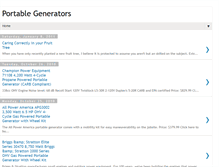 Tablet Screenshot of hqportablegenerators.blogspot.com