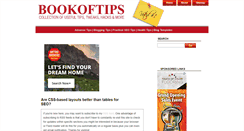 Desktop Screenshot of bookoftips.blogspot.com