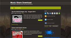 Desktop Screenshot of musicsharedownload.blogspot.com