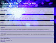 Tablet Screenshot of escuelacostacaribe.blogspot.com