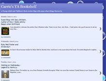 Tablet Screenshot of carriesyabookshelf.blogspot.com