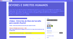 Desktop Screenshot of deveresedireitoshumanos.blogspot.com