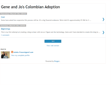Tablet Screenshot of geneandjoscolombianadoption.blogspot.com