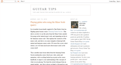 Desktop Screenshot of guitar-tips.blogspot.com