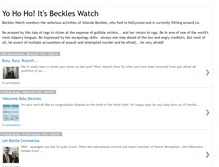 Tablet Screenshot of beckleswatch.blogspot.com