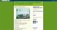 Desktop Screenshot of homestayseberangjaya.blogspot.com